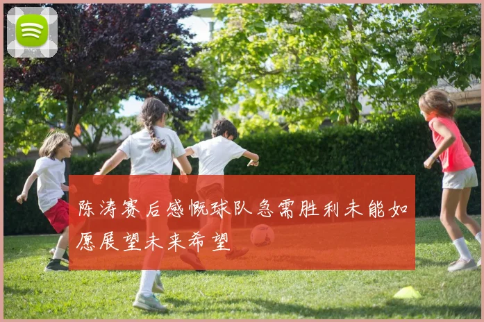 陈涛赛后感慨球队急需胜利未能如愿展望未来希望